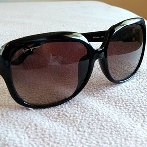 Ferragamo brand new black women's sunglasses